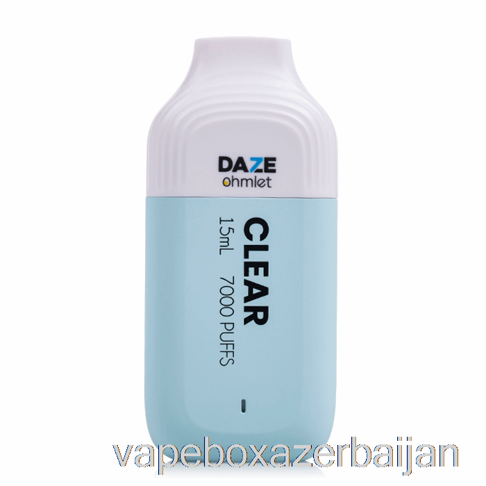 Vape Azerbaijan 7 Daze OHMLET 7000 Disposable Clear